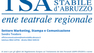Il Teatro Stabile d’Abruzzo presenta per I Cantieri dell’Immaginario 16 Firma Sandro Teodoro