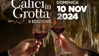 Calici in Grotta, alle Grotte di Stiffe 5 Calici in grotta