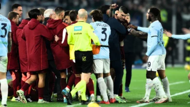 Serie A: Il Derby è della Roma, Lazio Battuta 2-0 e Rissa nel Finale 23 Serie A: Il Derby è della Roma, Lazio Battuta 2-0 e Rissa nel Finale