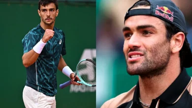 Montecarlo: Musetti supera Berrettini nel derby azzurro con un doppio 6-3 18 Montecarlo: Musetti supera Berrettini nel derby azzurro con un doppio 6-3