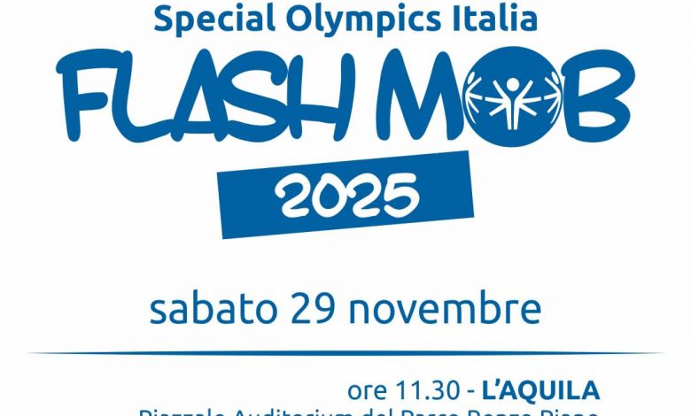 L’Aquila balla per l’inclusione: Flash Mob Special Olympics 2025 al Parco del Castello 1 FM25 LAquila