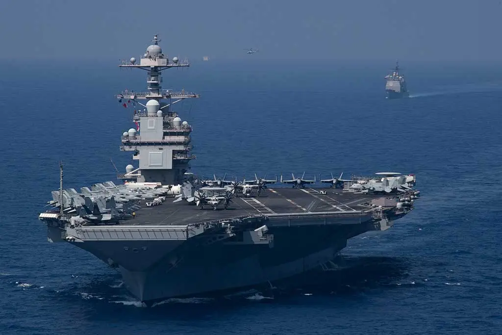 Venezuela, lo Scacchiere Geopolitico dietro l'Operazione "Southern Spear" 3 La portaerei USS Gerald Ford della US Navy 1
