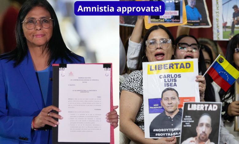 Amnista unanime venezuela