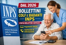 bollettini colf badanti INPS